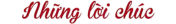 Những lời chúc