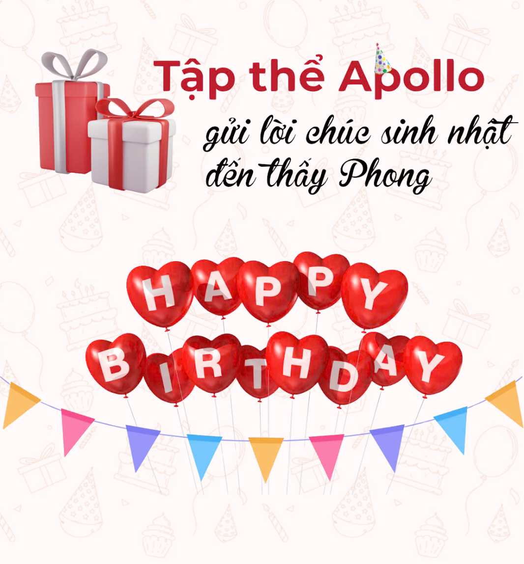 Birthday Wishes from Tập thể Apollo